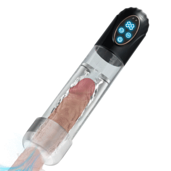 【NEW】Elektrische Penis-Pumpe, wasserdicht, 7 Modi, Wasserdicht nach IPX7 Standard